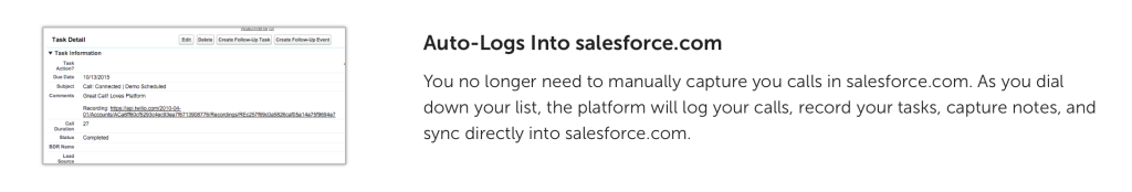 log in automatically to salesforce to capture more analytics and leads